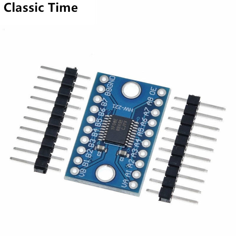 3.3v 5v txs0108e module 8 channel logic level converter convert ttl bi-directional mutual convert