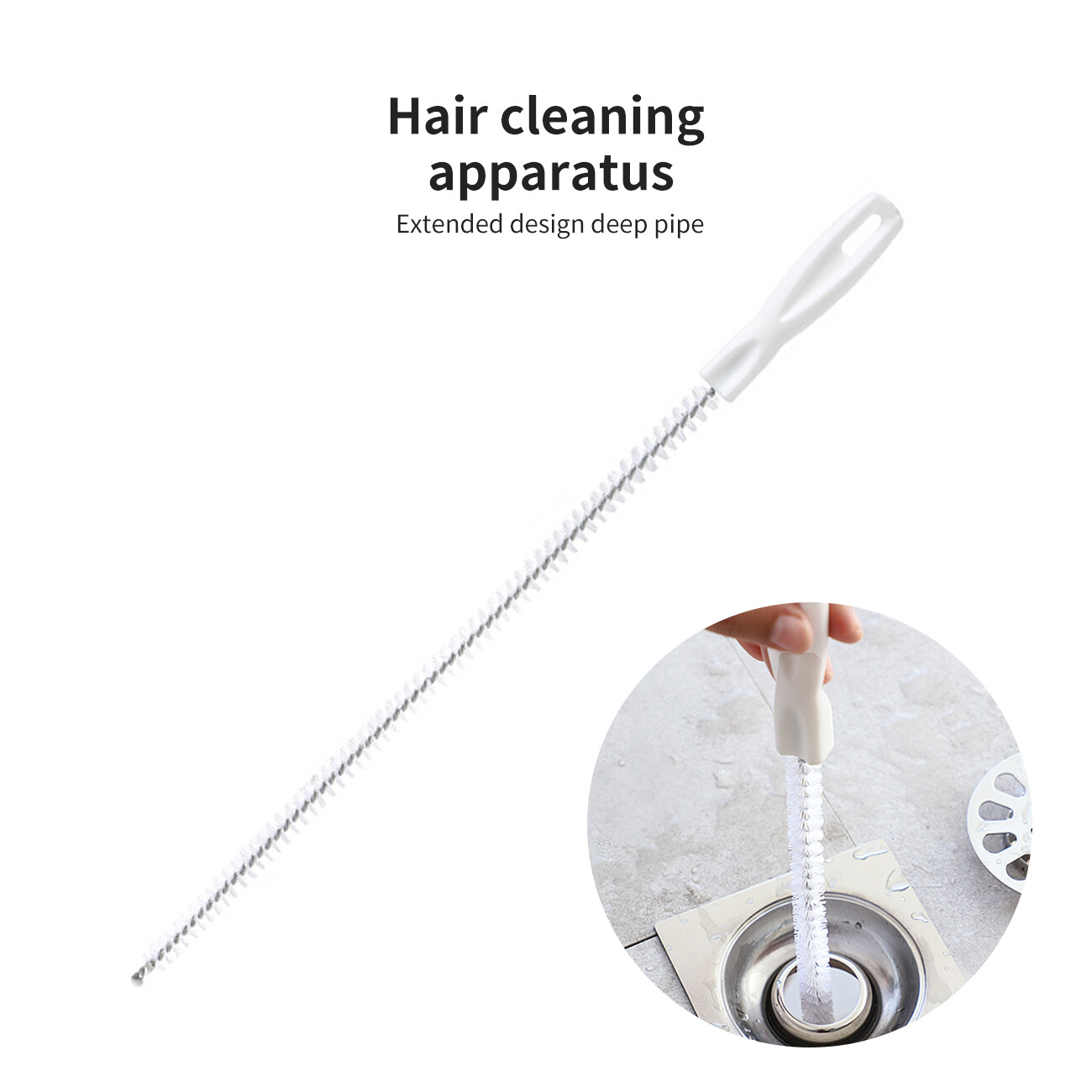 CNMF Household sewer hair cleaning pipe dredge cleaning brush tool