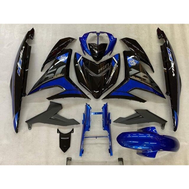 Yamaha Y15zr Black Blue Smx Body Cover Set Body Stripe Original Hly Lazada