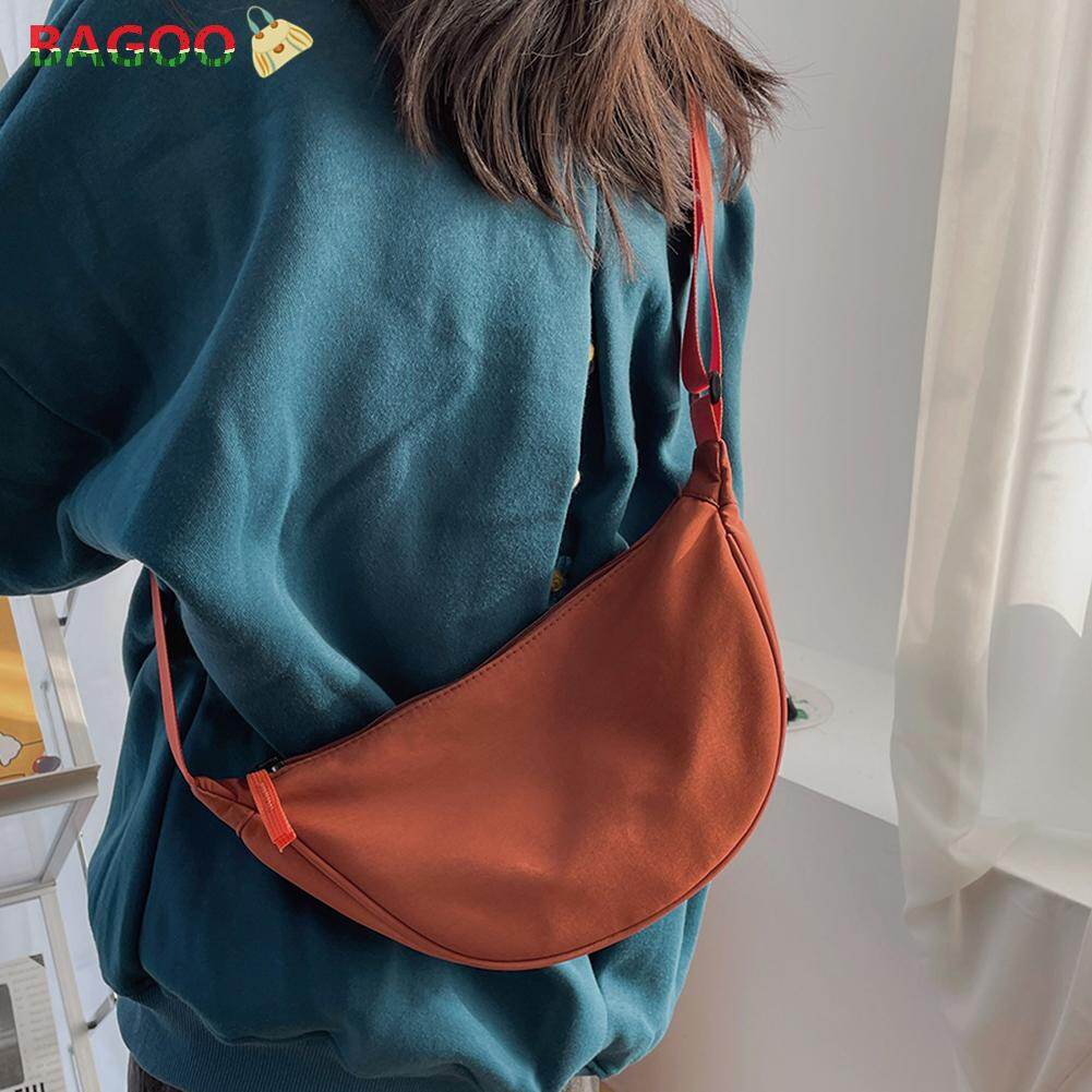 BAGOO Casual Solid color Chest Bag Women Fanny ​Waist Pack ​Daily Travel Crossbody Belt Bag for women