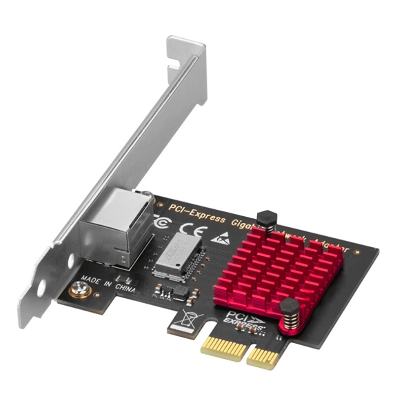 Pcie card 2500mbps gigabit network card 10/100/1000mbps rj45 wired network card pci-e 2.5g network adapter lan card