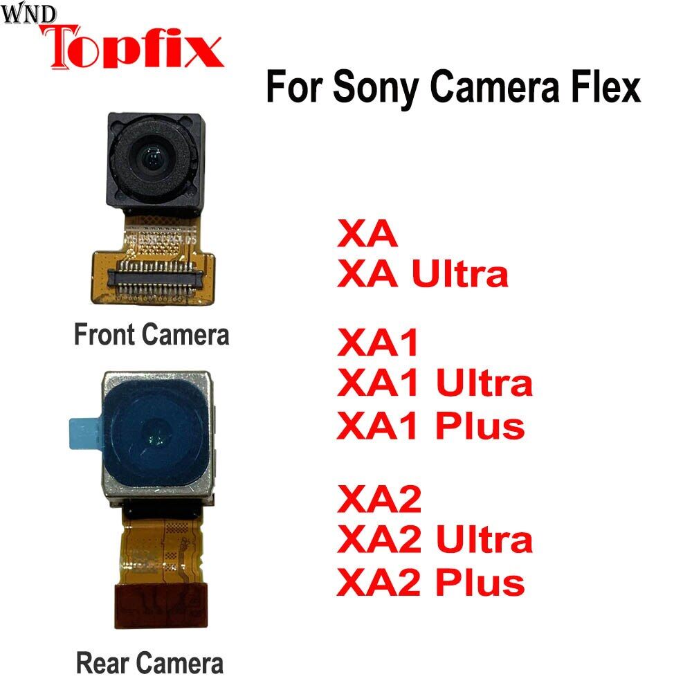For sony xperia xa xa1 xa2 back camera flex cable xa2 plus rear main camera xa1 ultra front camera xa big camera