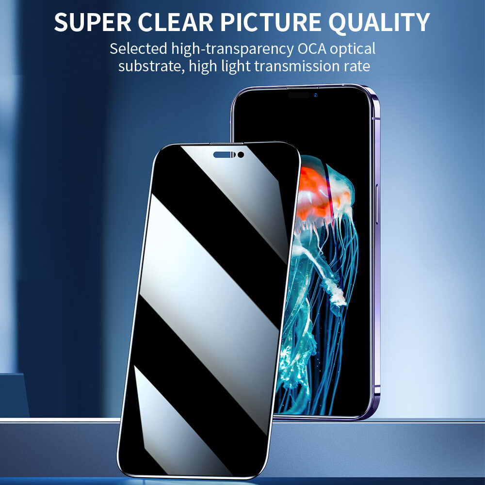 SmartDevil Corning Glass Miếng dán màn hình chống nhìn trộm Đối Với iPhone 16 Pro Max 14 Pro max iPhone 15 Pro Max 16 Plus 14 Plus 15 Plus 13 Pro max iPhone 16e che phủ toàn màn hình Tempered miếng dán film thủy tinh Chống Nhìn Trộm Chống Dấu Vân Tay