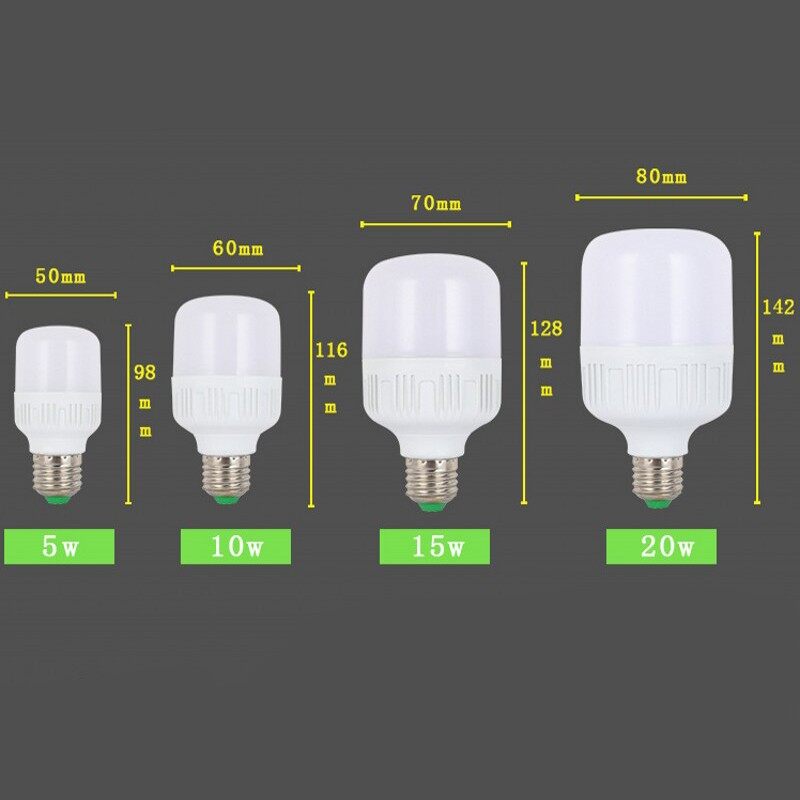 Bóng Đèn LED Bóng Đèn LED 10W E27 Ánh Sáng Trắng