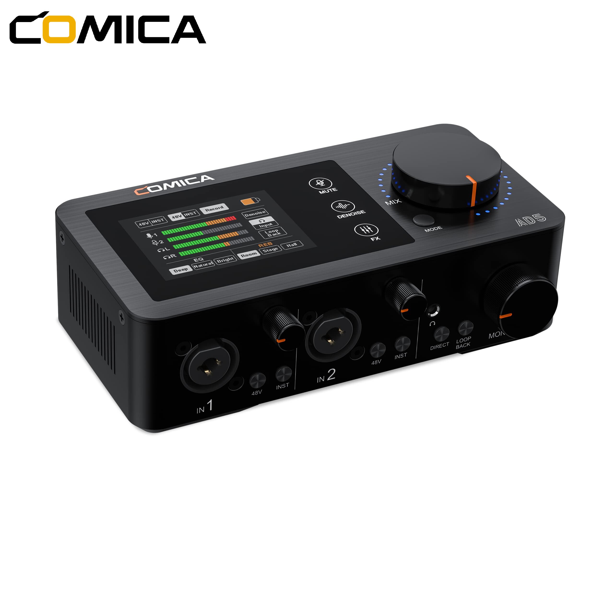 Comica LinkFlex AD5 USB Audio Interface for Podcasting Recording