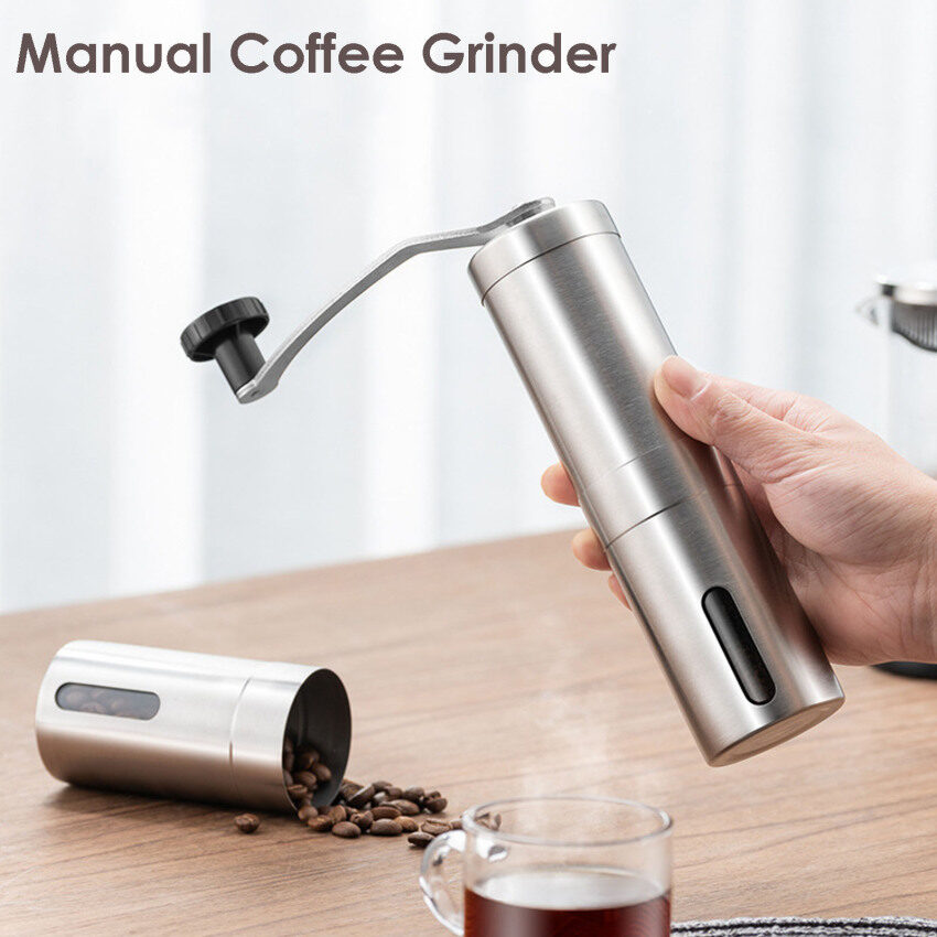 Manual Coffee Grinder Mini Stainless Steel Hand Handmade Coffee Bean Grinders Mill Foamer Kitchen Tool Coffee Accessories