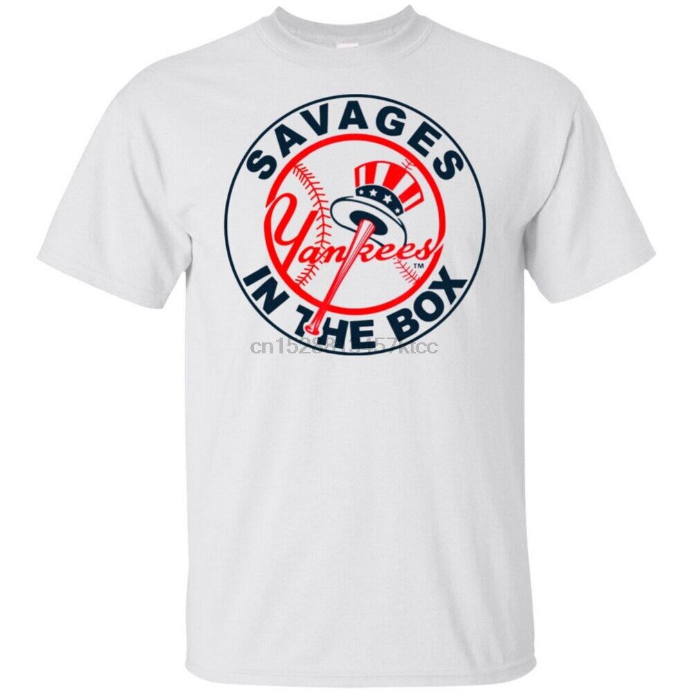 yankees savages in the box shirt