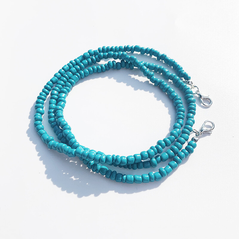 MIAOYA Anti-lost Smiley Strap For Men Fashion Holder For Women Handmade Beaded Chain