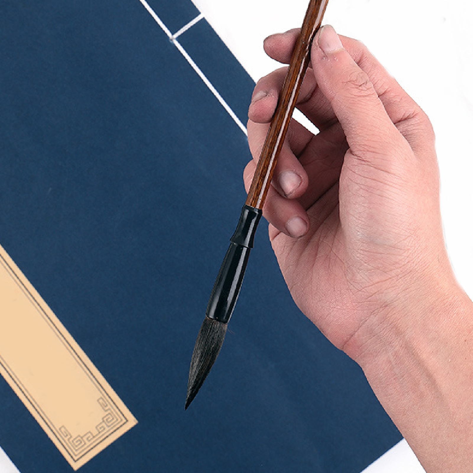 Drawing Brush Traditional Smooth to Write Soft Chinese Calligraphy Writing Brush for Beginner