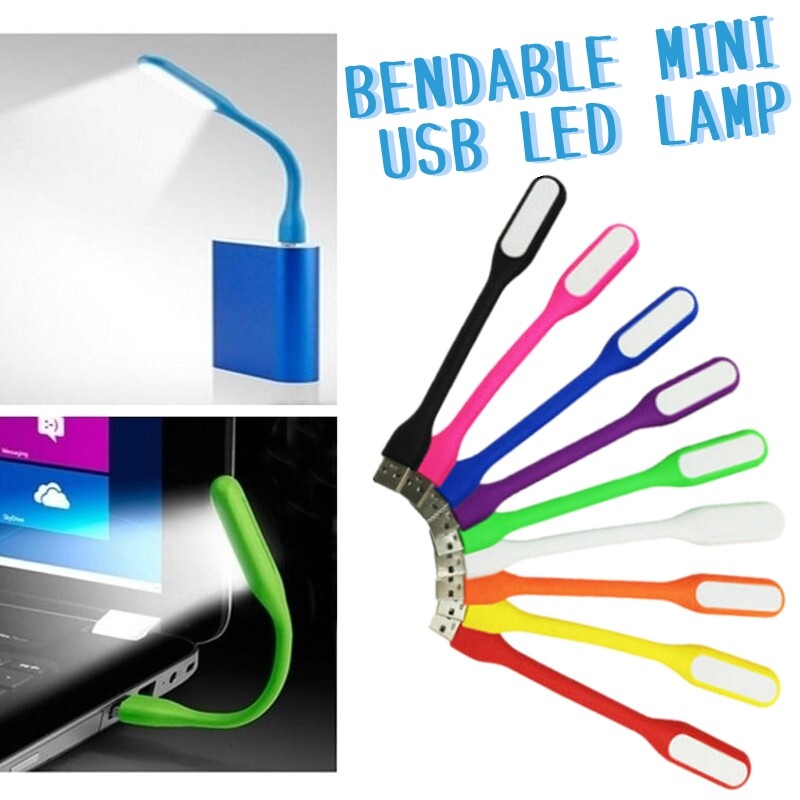 [Timmo House] Đèn LED USB Mini Đèn Khẩn Cấp Để Sạc Dự Phòng Đèn Đọc Sách Ban Đêm Cho Máy Tính Xách Tay Máy Tính Xách Tay Bàn Đọc Sách Cắm Trại #1