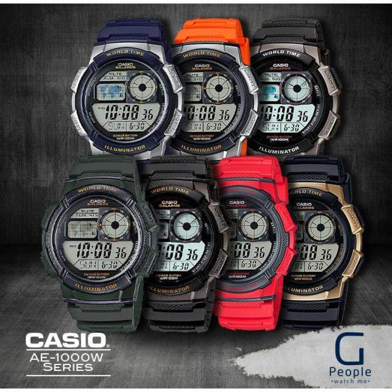 CASIO AE-1000W-1AV / AE-1000W-1BV / AE-1000W-2AV / AE-1000W-3AV / AE-1000W-4AV / AE-1000W-4BV / AE-1000W-1A3V / AE-1000WD-1AV / AE-1000W SERIES WATCH 100% ORIGINAL Malaysia