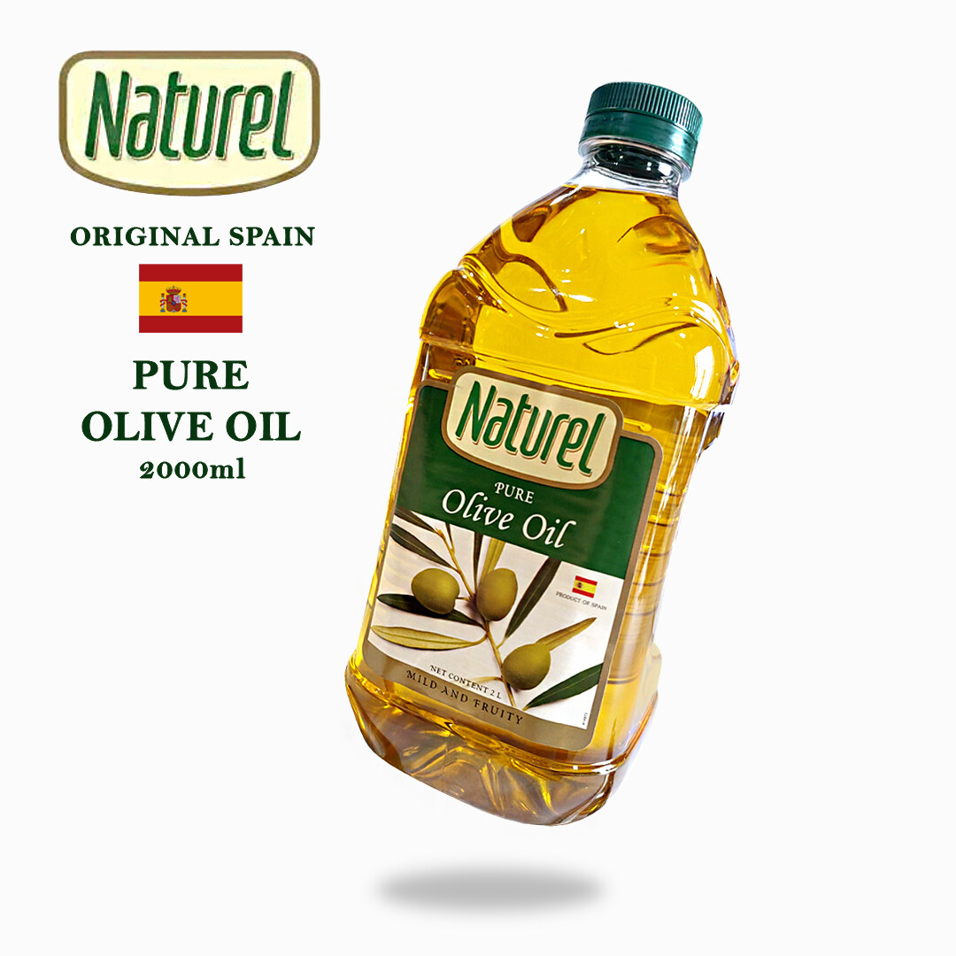 Naturel Pure Olive Oil 2 Liter PET Bottle / 2L / Olio / Cooking