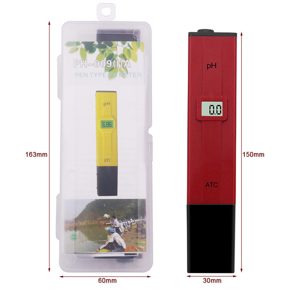Baicai Kitchen High-precision Backlight PH Meter Pen Pool Water Quality Test Tool with ATC
