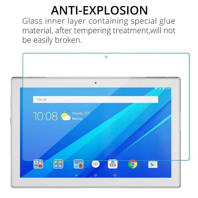 Kính Cường Lực Bảo Vệ Màn Hình Cho Lenovo Tab M10 Plus E10 P10 M8 M7 E7 E8 E10 Miếng Dán Máy Tính Bảng Cho Lenovo Tab 4 8 10 Miếng Dán Kính