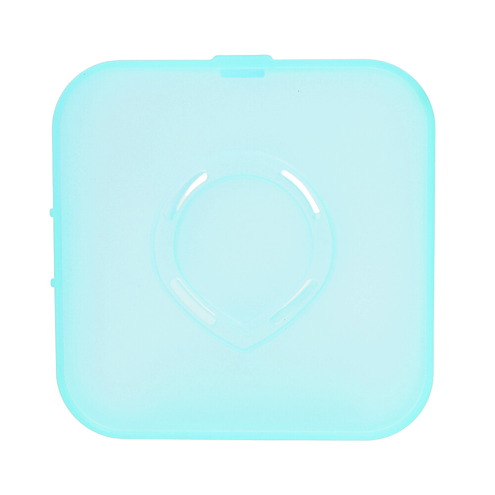 Dorisna Large Makeup Sponge Storage Box Universal Breathable Transparent Dustproof Storage Box Cotton Candy Powder Puff Storage Box Portable Makeup Sponge Empty Box