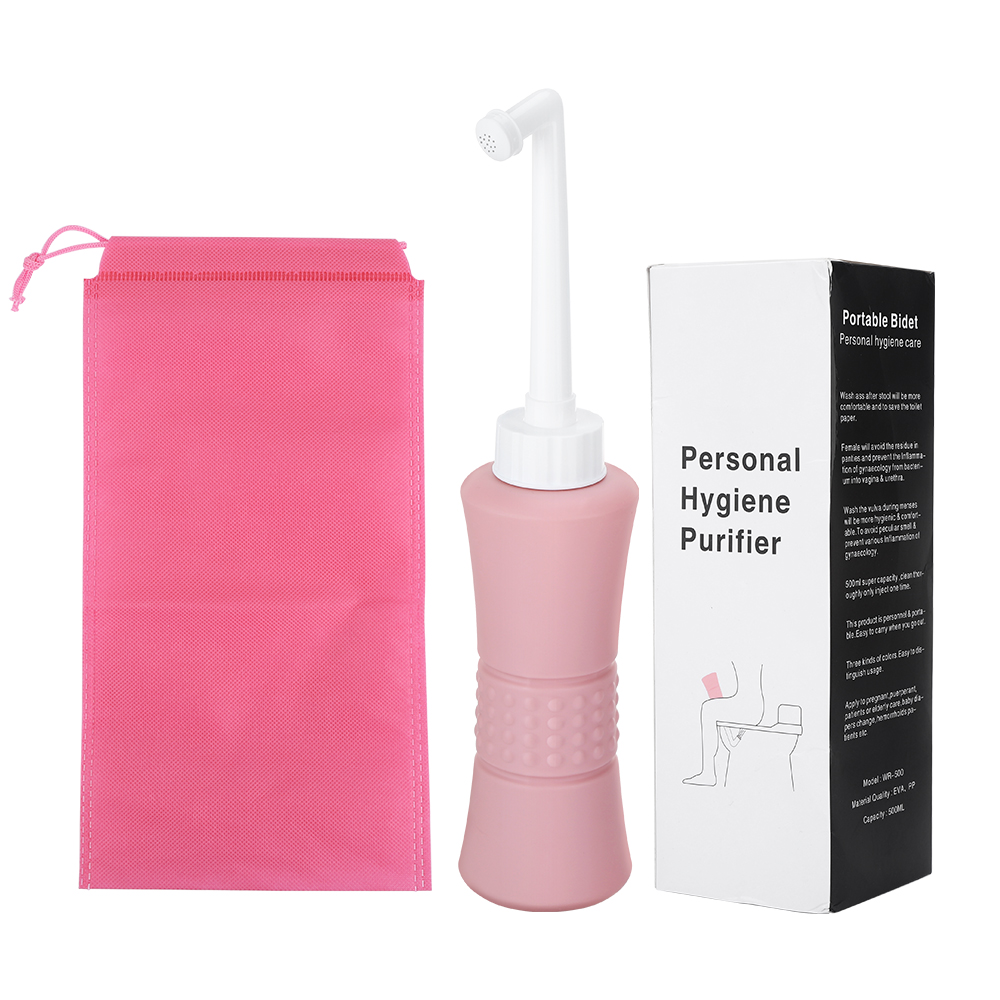 Hailicare Bình xịt rửa vệ sinh cầm tay Bình xịt rửa vệ sinh cá nhân cầm tay 500ml Bình xịt rửa vệ sinh cho phụ nữ Trẻ sơ sinh Thân thiện với du lịch