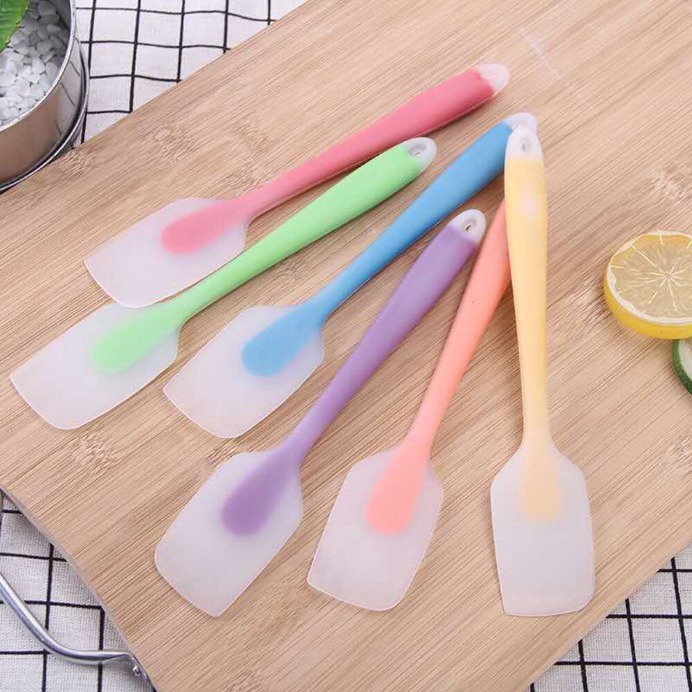 sanhe 1PC Silicone Cookies Pastry Making Spatula Cake Baking Tool Cake Forming Scraper Home Tool