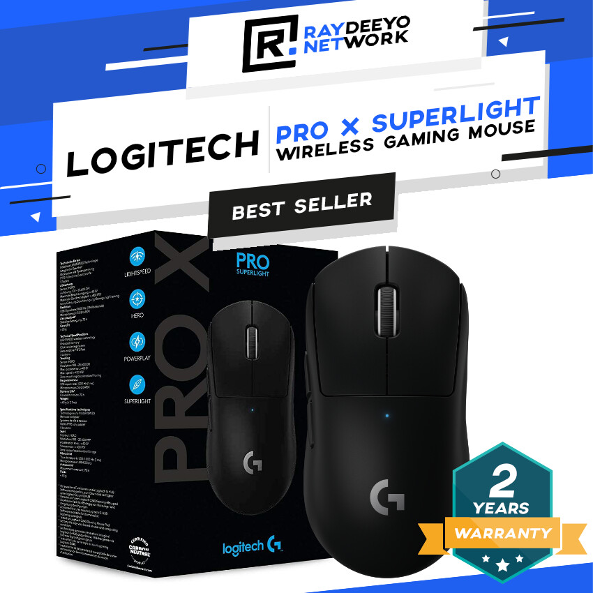 Logitech G PRO X SUPERLIGHT Wireless Gaming Mouse PRO Grade