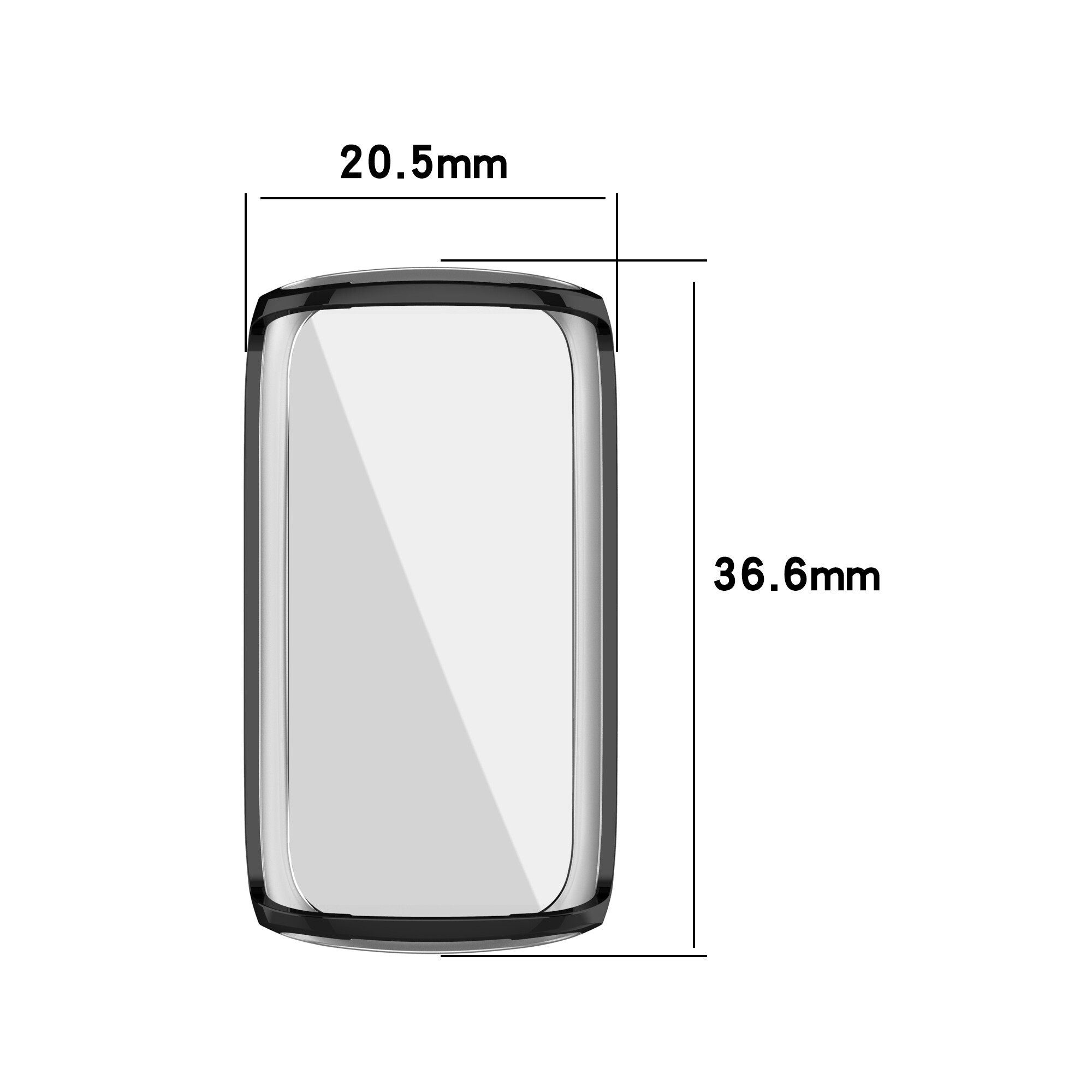 Protective Case for Fitbit Luxe Watch Cover TPU Full Protector Case Shell Smart Watch Accessories