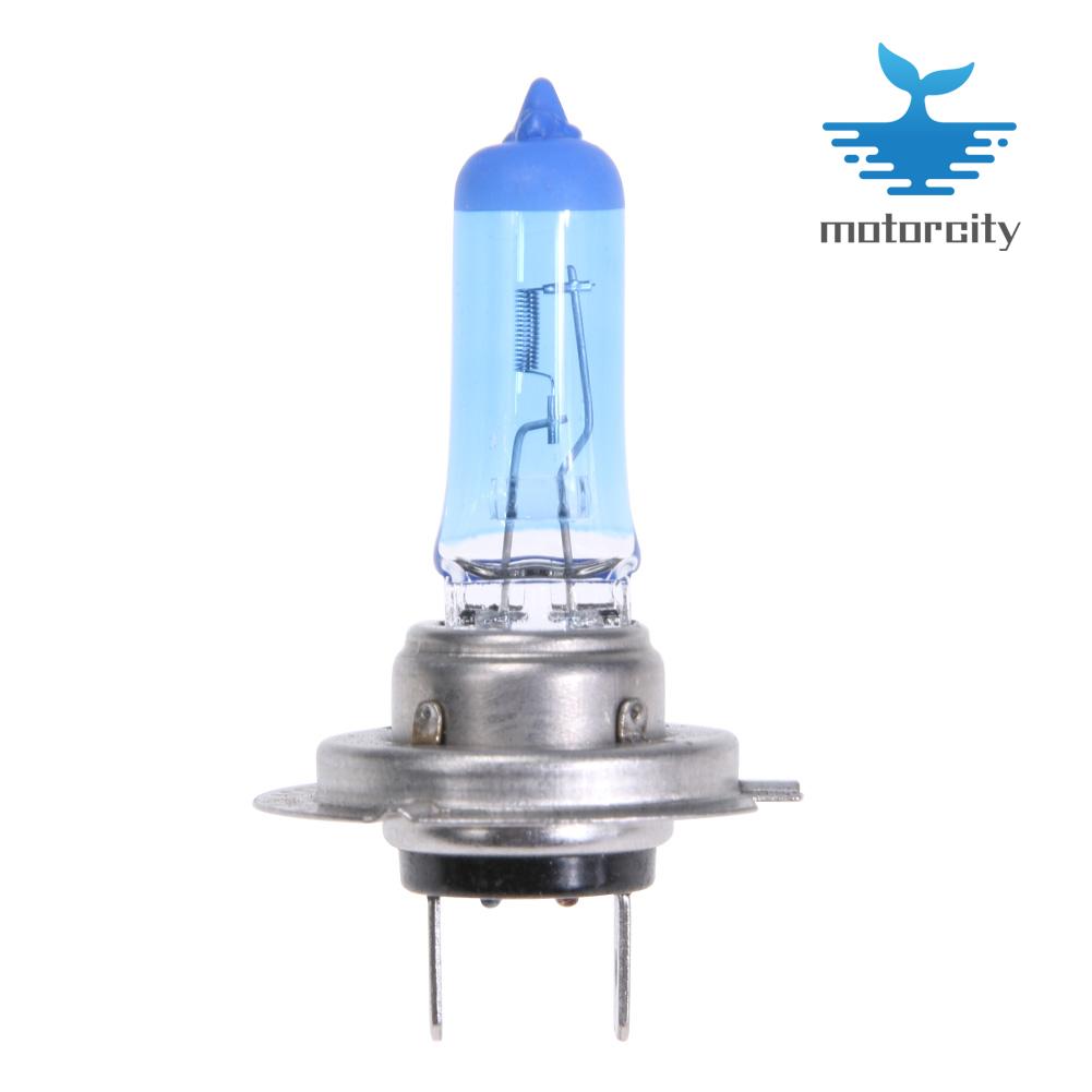 1pc h7 55w 6000k ultra white car headlight halogen lamp replacement bulb