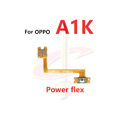 On off switch Power volume button flex For OPPO A1K