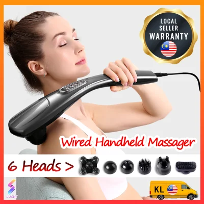 LMG12 ✅ READY STOCK ✅ WIRED Handheld Massager Muscle Massage Muscle Vibration Muscle Massager Body Massage Body Massager Body Electric Hand Held Massage Pain Massager Neck Massager Leg Massager Electronic Massage Sport Relax