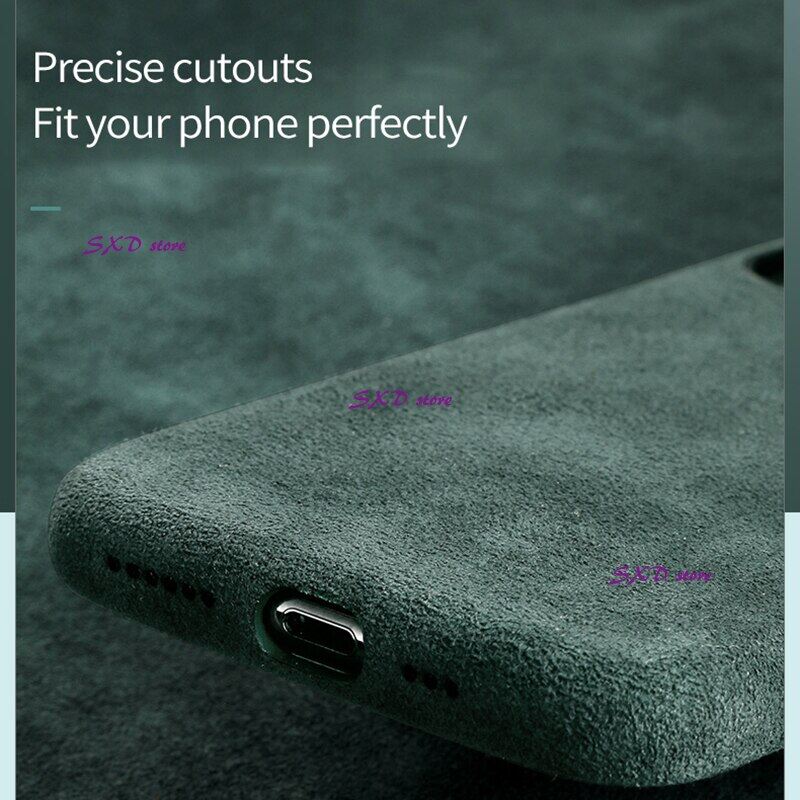 Italian Alcantara Case For IPhone 17 Pro Max Soft Leather Phone