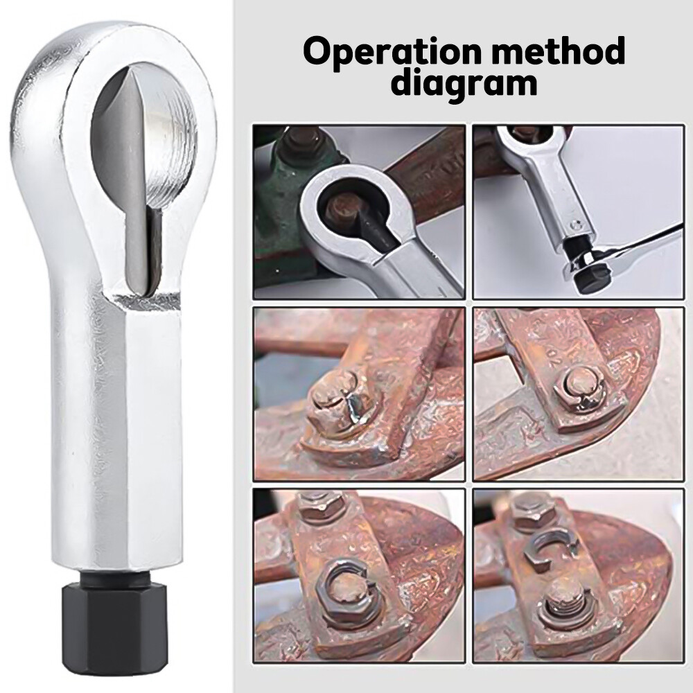 VOKTTA Metal Nut Splitter Cracker Manual Pressure Nut Cracker Remover Extractor Tool Nut Remover Extractor Tools