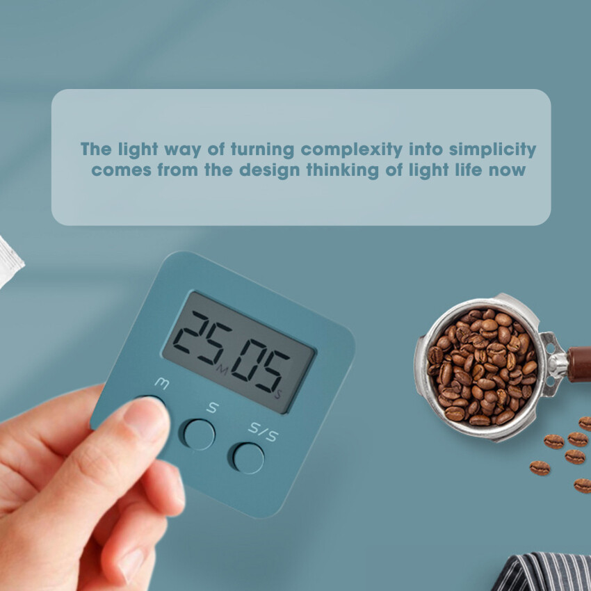 Kitchen Timer, Digital Timers Loud Alarm Kitchen Timers for Cooking , Upgrade Silent Classroom Timer