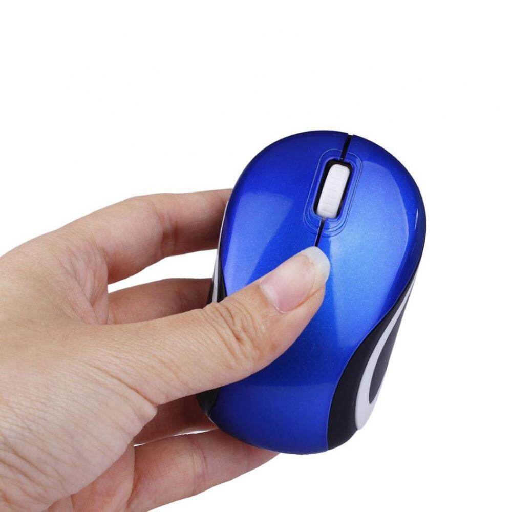 Chuột Mini Không Dây Máy Tính Chơi Game Chuột USB Quang Học Tiện Dụng Mause 1600DPI Cho Máy Tính Xách Tay Quà Tặng