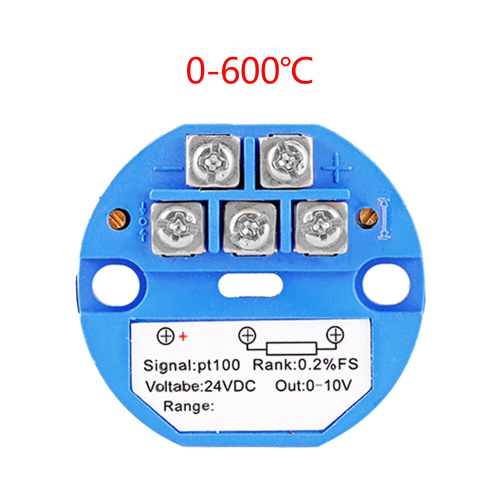 Pt100 temperature sensor temperature transmitter isolated detector module -40~ 120 degree -4-20ma 24v