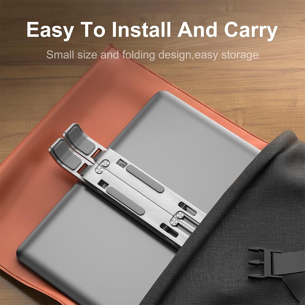 Bracket Laptop Stand Support Aluminum Notebook Portable Base Holder Macbook Stand For Lap Top Adjustable Accessories Computer PC