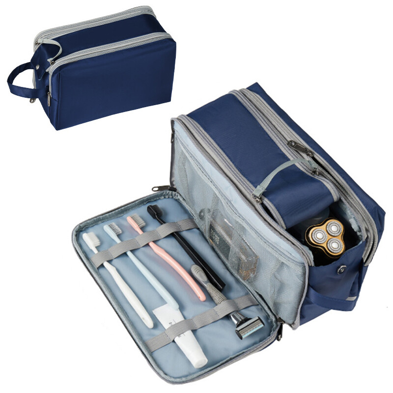 Toiletry Bag for Men, Travel Toiletry Organizer Dopp Kit Water-resistant Shaving Bag for Toiletries Accessories, Room Essentials