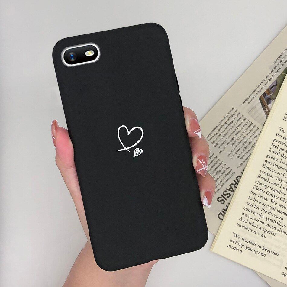 Ốp Điện Thoại Cho OPPO A1K Ốp Trái Tim Hoa Cúc Ốp Silicon Mềm Cho Oppo A1k RMX1941 A1K A1 K Oppo Realme C2 RealmeC2 Funda