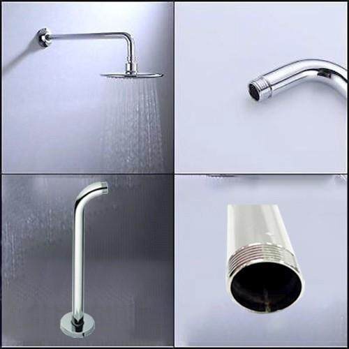 Arm Shower Head Wall Shower Extension Pipe Long Shower Arm Stainless