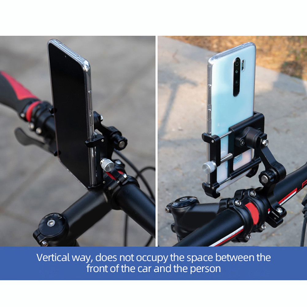 GUB PLUS 11 Adjustable Motorcycle Electric Bicycle Metal Phone Holder Bracket