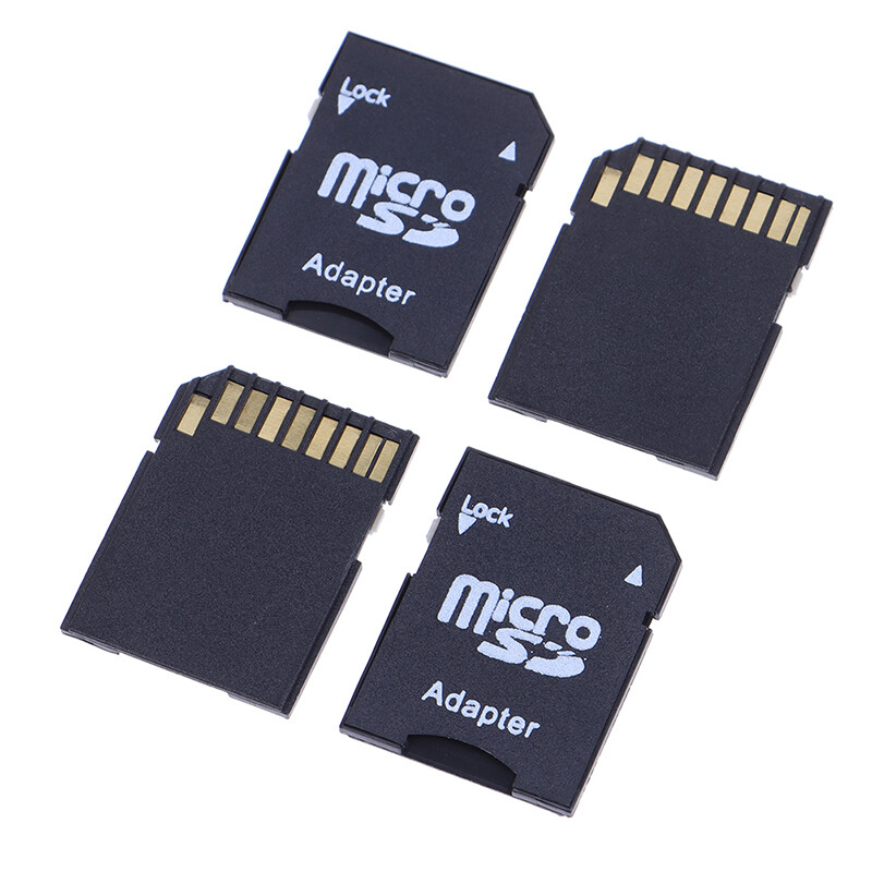 wuyangmin 10Pcs Microsd Mini TF Card Reader Micro SD to SD Memory Card Adapter Converter