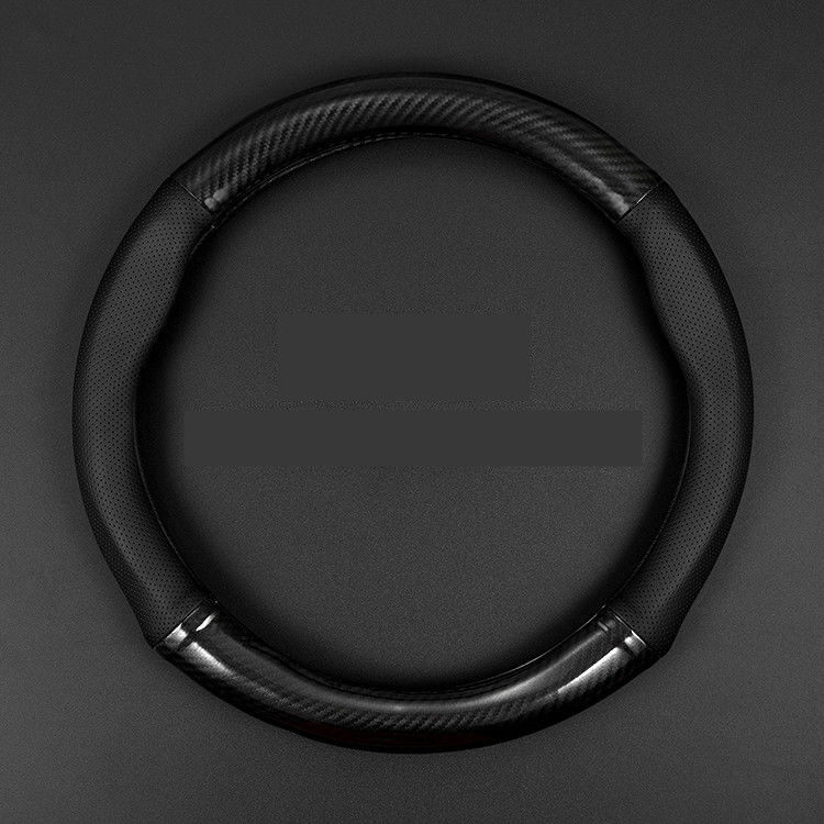 38cm Carbon Fiber Leather Steering Wheel Cover for BMW E46 E60 E90 E30 E92 E93 F30 F10 E36 E39 F15 F16 E85 E86 E34 E38 e53 X5 X3 M3 M5