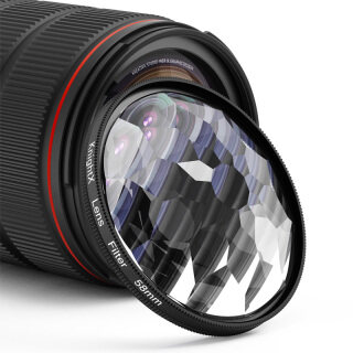 KnightX Camera Kaleidoscope Prism 49mm 52mm 55mm 58mm 67mm Filter SLR thumbnail