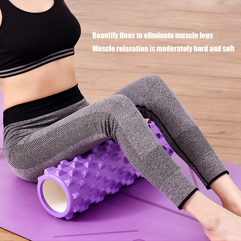 35cm/45cm Yoga Column Sport Gym Foam Roller Pilates Workout Exercise Back Muscle Massage Roller Yoga Block Home Fitness Equipment