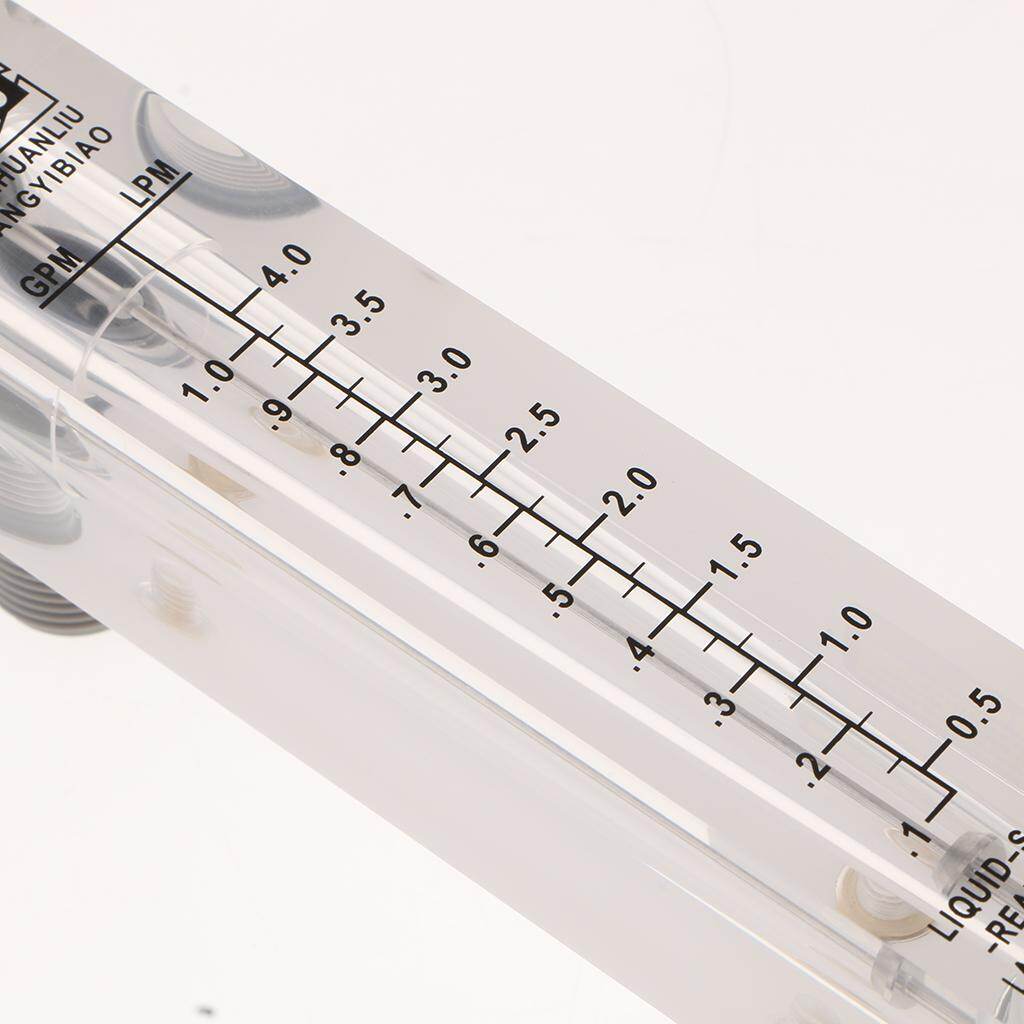 Baoblaze LZM-15 Panel Mount Type Acrylic Flowmeter Water Liquid Flow Meter