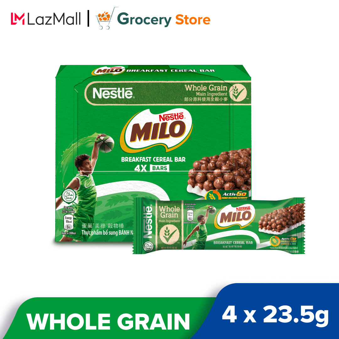 MILO Cereal Bar MultiPack 4x23.5g | Lazada