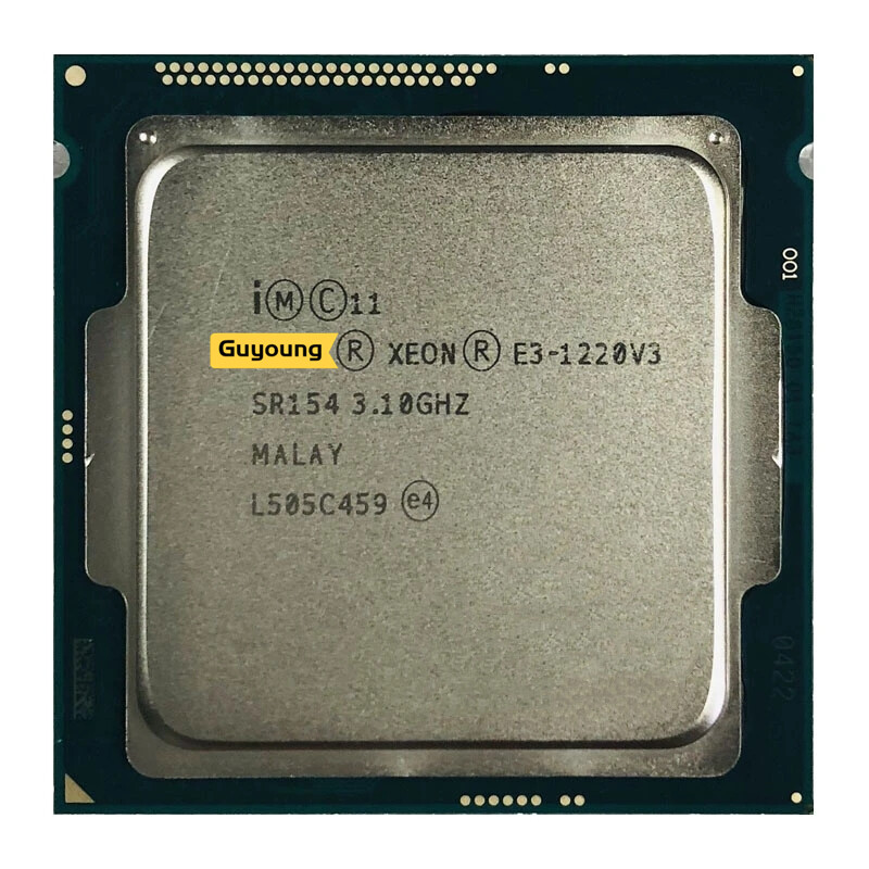 Xeon e3-1220 v3 e3 1220v3 e3 1220 v3 3.1 ghz used quad-core quad-thread cpu processor 80w lga 1150
