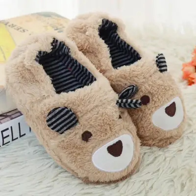 KIO doll shoes for girls kids Christmas Toddler Infant Kids Baby Warm Shoes Boys Girls Cartoon Soft-Soled Slippers
