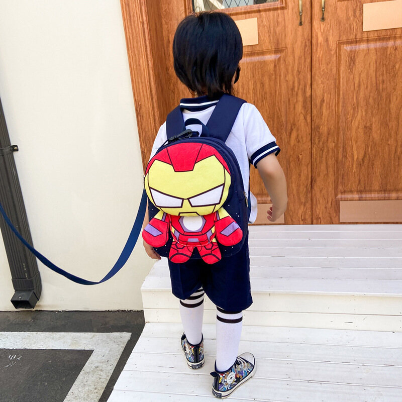 BAOLONGXIN New kids backpack dinosaur leash kindergarten casual backpack