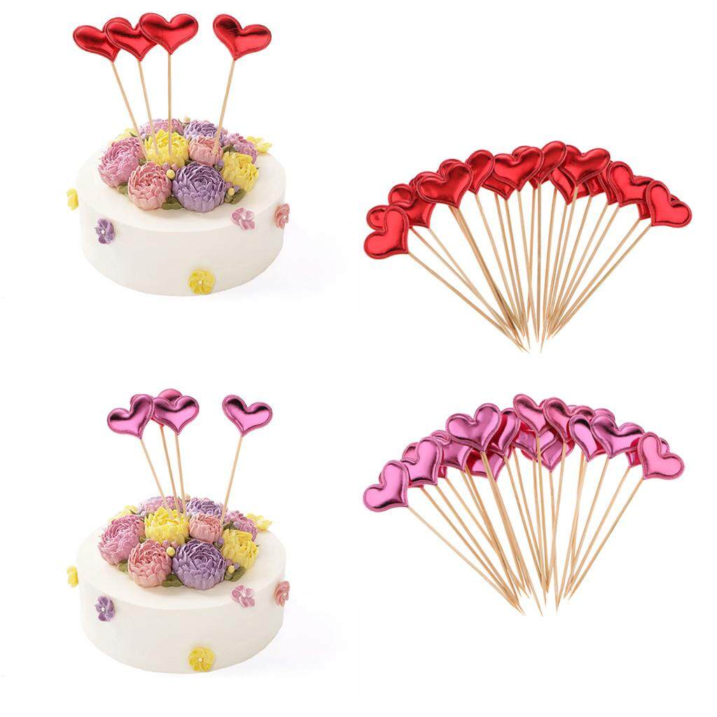 20pcs Cute PU Leather Crown Cupcake Topper Birthday Anniversary Party Cake Picks