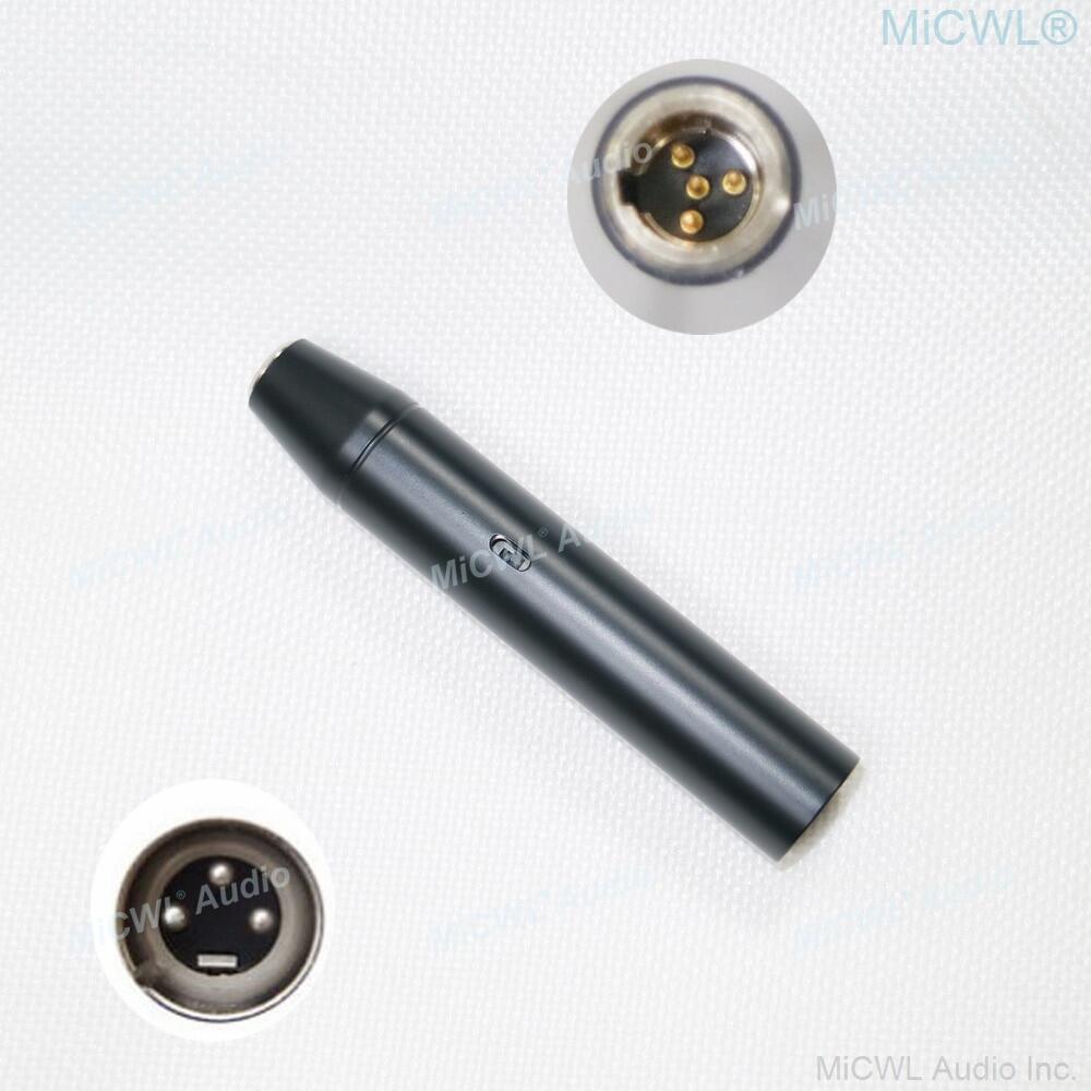 3pin xlr phantom power 48v adapter for shure wl185 wl-93 wl84a pga31 beta98 sm35 microphone headset lapel mic adaptor