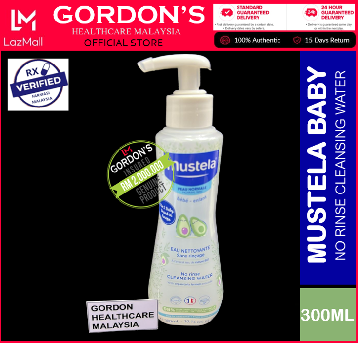 MUSTELA Baby No Rinse Cleansing Water WOFA for Normal Skin (300ML