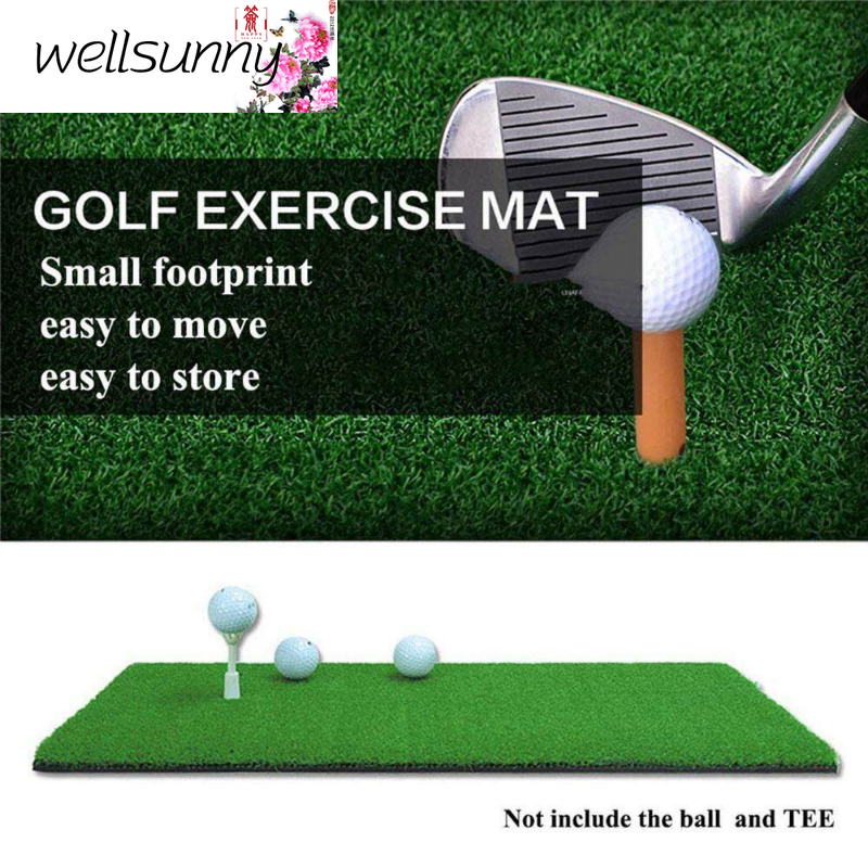 Wellsunny Thảm Cỏ Tập Chơi Gôn Đệm Tập Đánh Trong Nhà Đệm Phụ Kiện Hỗ Trợ Tập Golf Mini Ngoài Trời Sân Sau