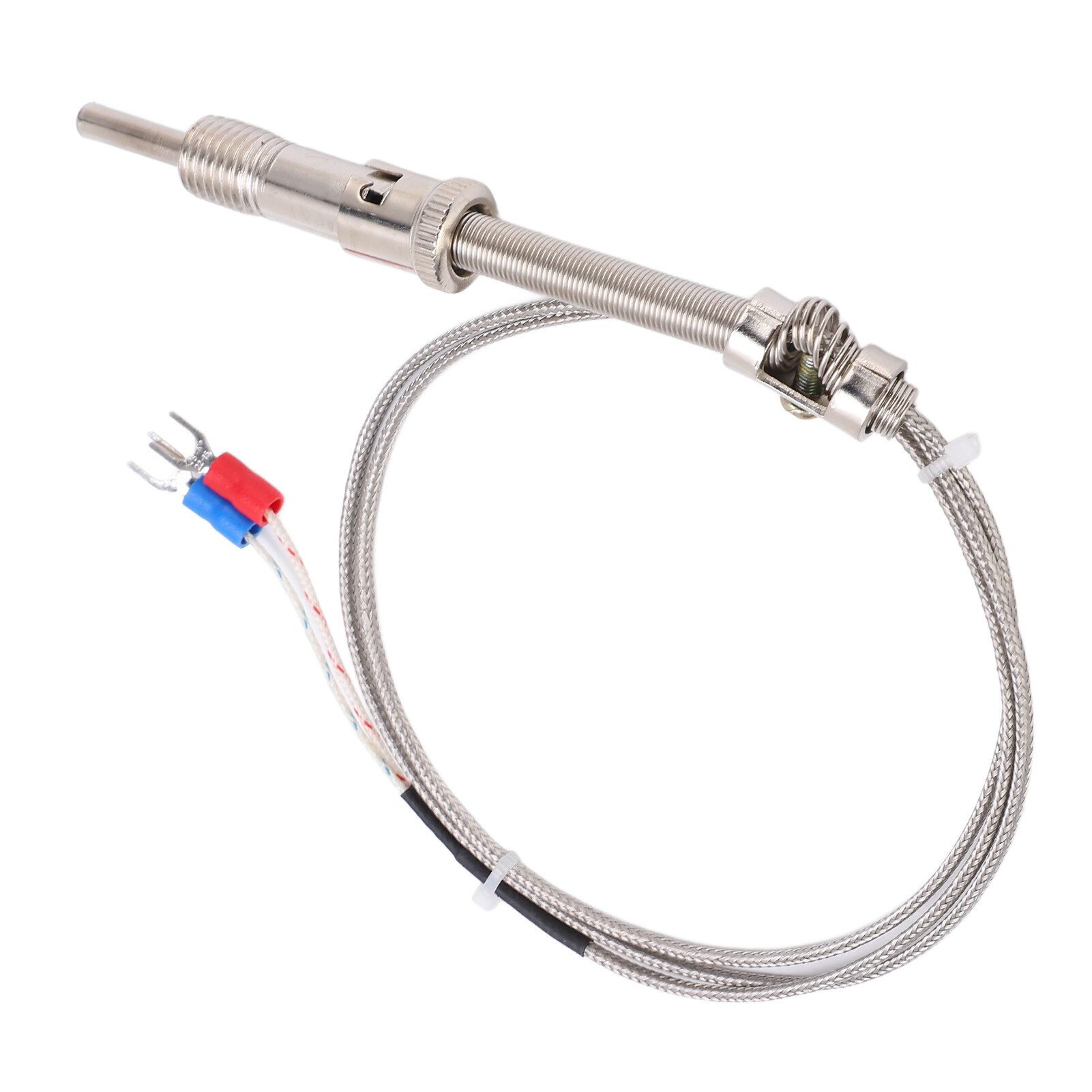 K Type Compression Spring Thermocouple Shielded Thermocouple Wire Probe for Factory
